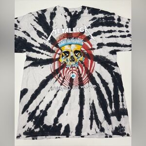 Metallica Tie Dye Graphic Tee NWOT